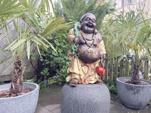 Lachender Buddha - Figur gross - Glücksbuddha